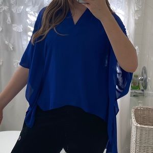 super cute pink and blue top